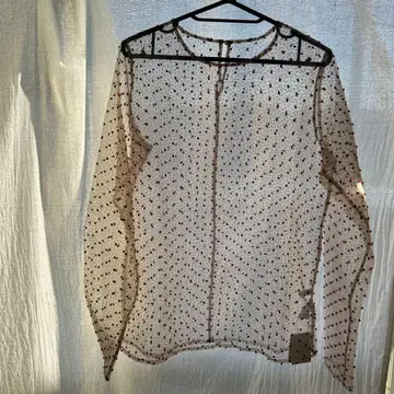 [ 미사용 ] room903 튤 상의 F 사이즈