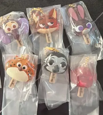 주토피아 아이스캔디 참 전 6종 컴플리트 아이스캔디