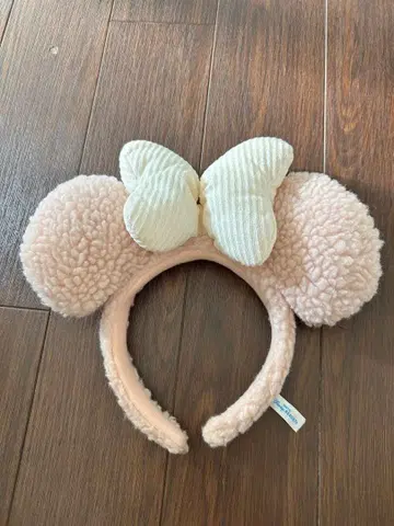 미키 모양 머리띠 핑크