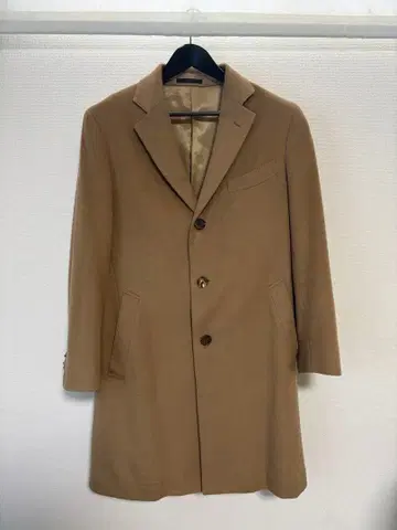 MADISON 베이지 카멜 체스터 코트