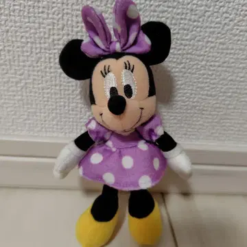 디즈니 인형 배지 미니 보라색 퍼플 도트 스쿨백 헤이세이 갸루