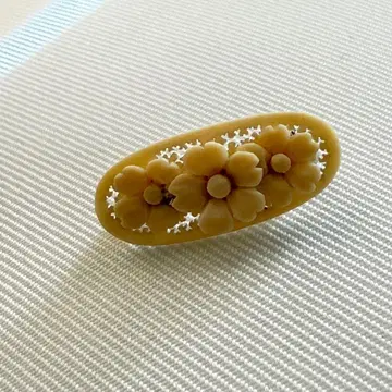 버팔로 본 브로치 벚꽃