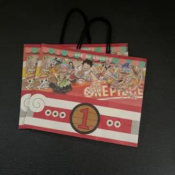 ONE PIECE 원피스 미트더원피스 한정판 쇼핑백 종이 봉투