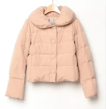 M 프리미어 couture 베이지 다운 자켓 숏코트