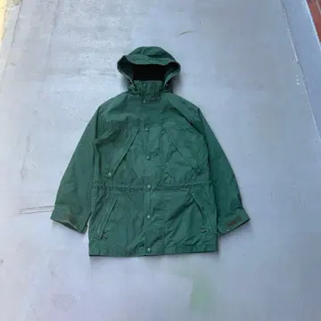 90s Eddie Bauer 안감 체크 나일론 자켓 2way 그린 컬러
