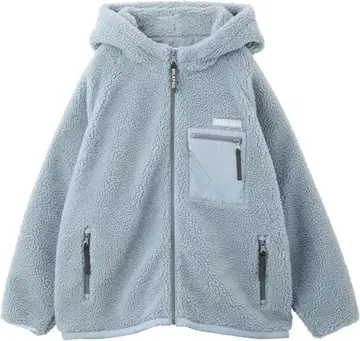 MILKFED. BOA ZIP UP HOODED JACKET