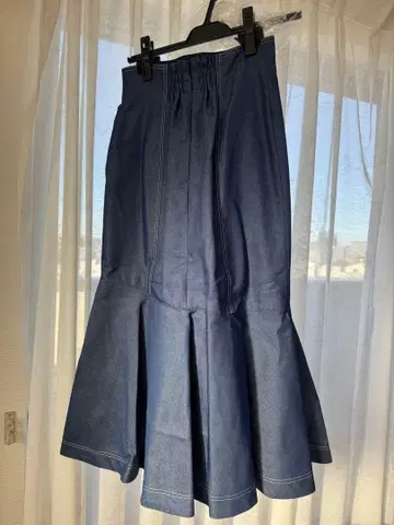 JUSGLITTY 데님 아지메 머메이드 스커트 사이즈 0