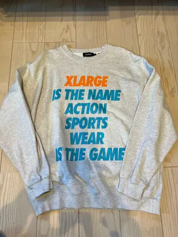 XLARGE 그레이 맨투맨 트레이닝복 새상품급