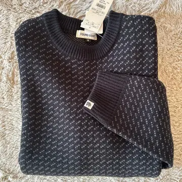 FOUND GOOD 버즈아이 패턴 니트 풀오버 M