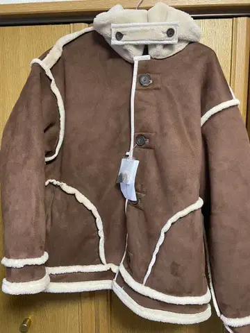 2way 리버서블 보아 & 스웨이드 블루종