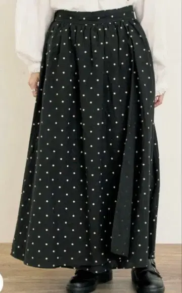 사만사 모스모스 Cross x Linen 랩 스커트