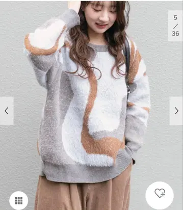 [새상품] 페더 자카드 니트 어반 리서치