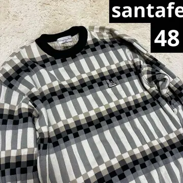 산타페 santafe 멀티 컬러 니트 새상품급 흑백 스웨터