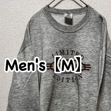 HK7 [US 수입] 저지 맨투맨 (트레이닝복) [남성용 M] 그레이