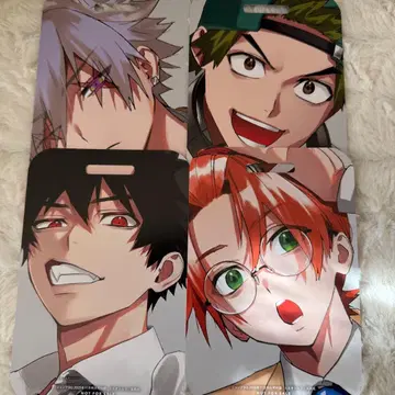 팬텀 버스터즈 최강 점프 포스터 클리어 파일 패스풍 카드