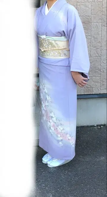 연보라 벚꽃 무늬 호몬기