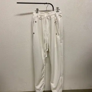 INDEPICT 화이트 조거 팬츠 M