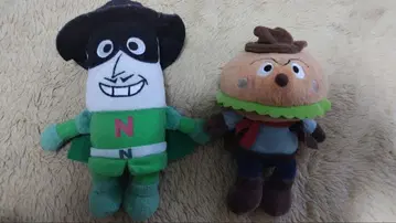 나카네기맨 햄버거 키트 봉제 인형 세트