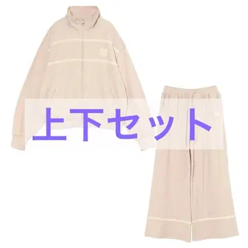 andmary Milky pile heart zip 상하의 세트