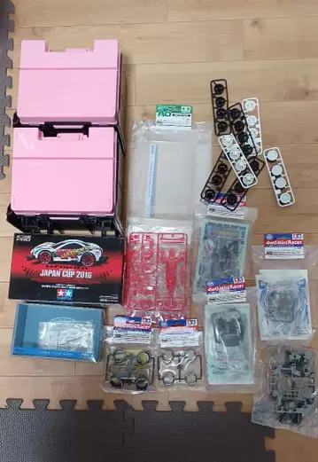 미니 사륜구동 부품, 지그, 케이스, 도서 등 묶음 판매