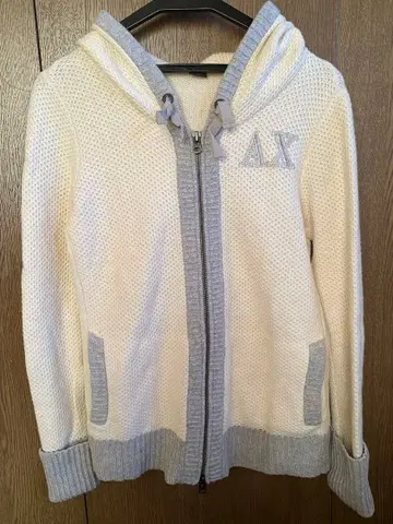 A|X ARMANI EXCHANGE 풀 집업 니트 후드티