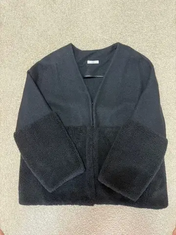 yori 노카라 자켓 블랙