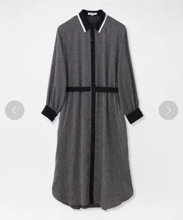 LOVELESS 라인 레릭 셔츠 드레스