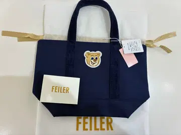 페이러 올드 테디 와펜 토트백 소 네이비 미사용 새상품