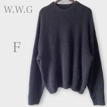 후즈후 니트 스웨터 블랙 F 스테디셀러 심플 캐주얼