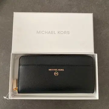 MICHAEL KORS 블랙 가죽 장지갑
