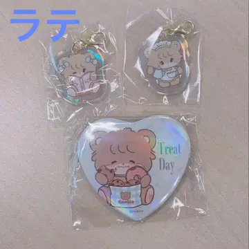 릴루아 라떼 팝업 가챠가챠 캔뱃지 참