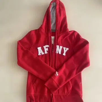 Abercrombie & Fitch 레드 후드티 M