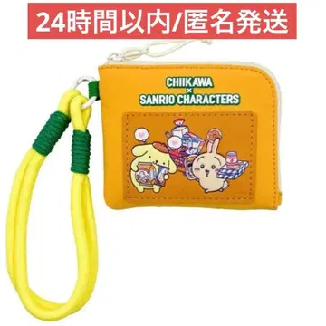 치이카와 (먼작귀) 산리오 컴팩트 지갑 토끼 & 폼폼푸딩