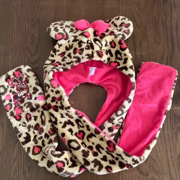 디즈니 팬캡 미니 레오파드 무늬