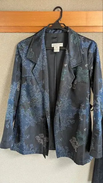 DRIES VAN NOTEN 꽃무늬 실크 자켓 38