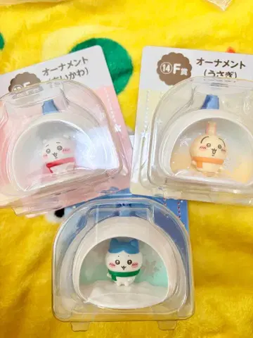 치이카와 (먼작귀) 에니마이 복권 F상 오너먼트 3종 세트