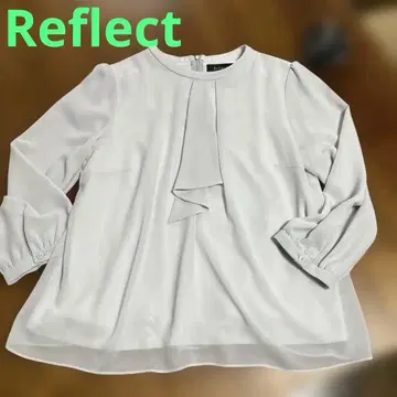 Reflect 프릴 달린 화이트 블라우스 11호