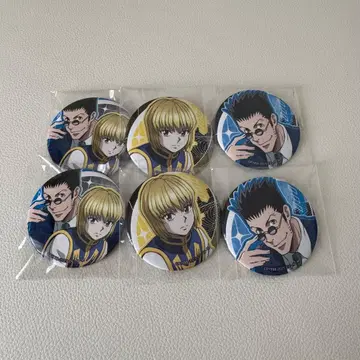 헌터헌터 등 맞댄 크라피카 레오리오 캔뱃지