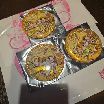 프리큐어 SelectColors 캔뱃지 큐어 피스 3개