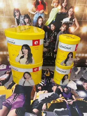 TWICE 레모나 캔 정연 지효