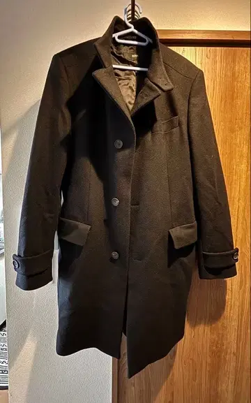 HUGO BOSS 남성용 체스터 코트 겨울 상품 두꺼운 원단 XL