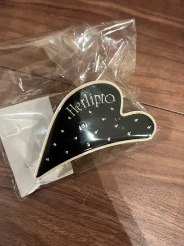herlipto 바이컬러 하트 트윙클 헤어 클립