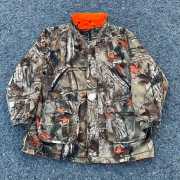 리얼트리 카모 리버서블 자켓 USED