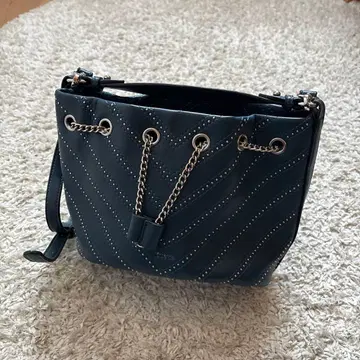 joutie 마이크로 스터드 미니 복조리 백 네이비