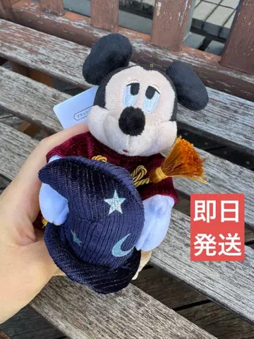 판타지아 85주년 마법사의 제자 미키 봉제 인형 키체인