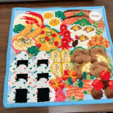 FEILER 도시락 모티브 손수건 약 30cm