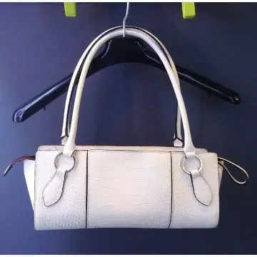 새상품급! UNTITLED 언타이틀 백 크로커다일풍 화이트 백