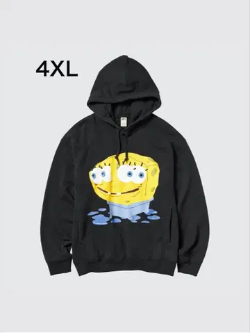유니클로 스펀지밥 후드티 4XL