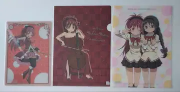 사쿠라 쿄코 아케미 호무라 마도카 마기카 클리어 파일 시트 마도마기