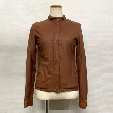 HUMAN WOMAN 휴먼 우먼 가죽 싱글 자켓